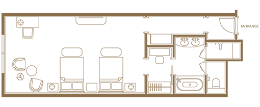 PVM Premier Versace Queen floor plan