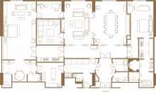 皇家套房 平面圖