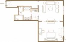 尊贵套房 平面图